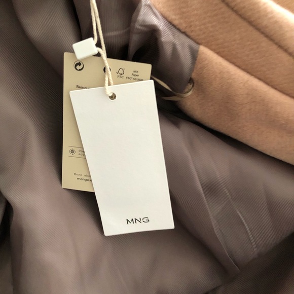 Mango Wool Double-breasted Coat NWT - Picture 8 of 8